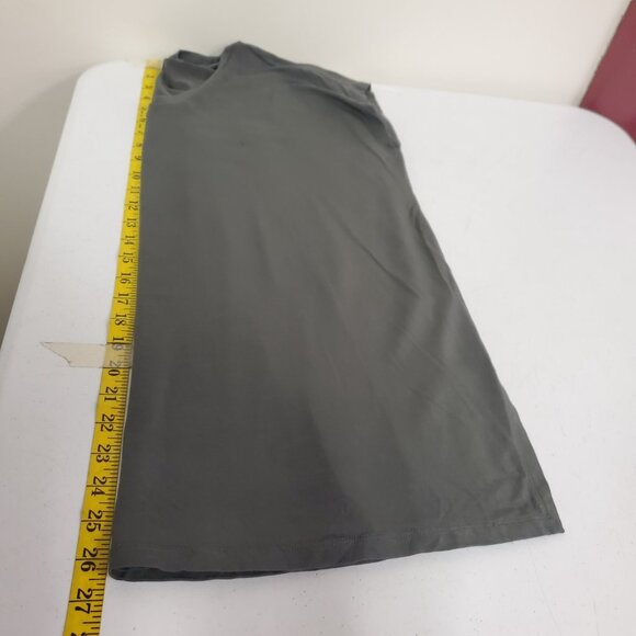 Eileen Fisher Womens Short Sleeve Tencel T Shirt Size XL Gray Neutral Minimalist - Picture 7 of 11